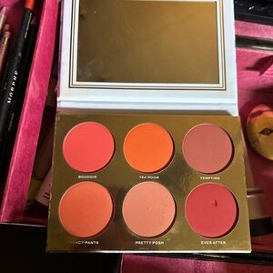 Jaclyn Cosmetics makeup Royge Romance matte blush palette.